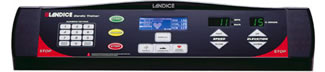 Landice L8 cardio treadmill console image