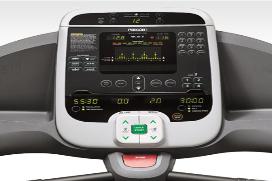 Precor M9.57 treadmill console image