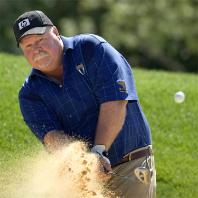 craig stadler, the walrus, splashes out of a bunker