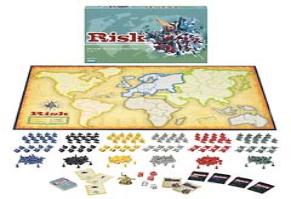 Risk board game board and pieces image