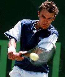 mats wilander hitting a two handed backhand