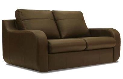 eagle monroe sofa bed in brown leather